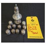 (11) STERLING SHAKERS - 97 GRAMS