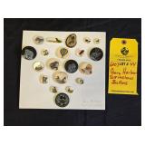 (20) GARY HARBOUR SCRIMSHAW BUTTONS