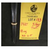 14K RING - 3.16 GRAMS TWT - SIZE 6