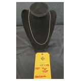 14K NECKLACE - 4 GRAMS TWT