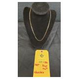 14K ITALY NECKLACE - 8.6 GRAMS TWT