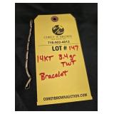 14K BRACELET - 3.4 GRAMS TWT