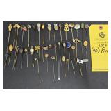 (40) ASSORTED STICK PINS