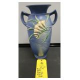ROSEVILLE BLUE FREESIA 128 VASE - 15"