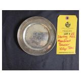 1952 MOONBROOK GOLF STERLING SAUCER - 102 GRAMS