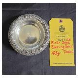 KIRK & SONS STERLING BOWL - 103 GRAMS