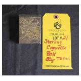 STERLING CIGAR BOX - 80 GRAMS