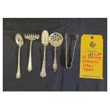 (5) STERLING UTENSILS - 123 GRAMS