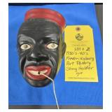 FREDERICKSBURG ART POTTERY STRING HOLDER - 7"