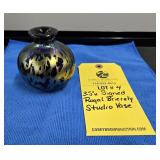 SIGNED ROYAL BRIERELY STUDIO VASE - 3.5"