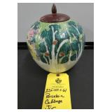 PORCELAIN CABBAGE JAR - 7.5"