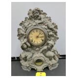 MULLER FIGURAL CLOCK WITH KEY - 19"