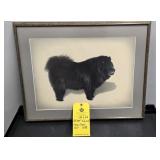 CHOW CHOW ART - 1988 - 20" X 24"