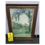 F. NORTON ROBINSON PAINTING - 17" X 23"