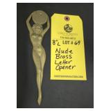 NUDE BRASS LETTER OPENER