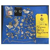 ASSORTED STERLING CHARMS - 192 GRAMS