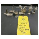 STERLING ASIAN FIGURAL SET - 191 GRAMS