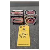 (650 ROUNDS) WINCHESTER & BLAZER .22 LR
