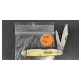CATTARAUGUS CUTLERY 2 BLADE FOLDING KNIFE #22642