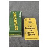 (500 ROUNDS) REMINGTON .22 LR SUBSONIC