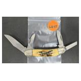 PARKER BROTHERS STAG 4 BLADE FOLDING KNIFE