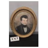 PORTRAIT OF MAN - OVAL FRAME #147