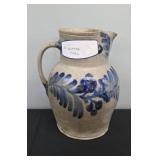 BALTIMORE OVOID COBALT DECORATED PITCHER