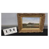 K S NICHOLS - 1851 - FRAMED OIL PAINTING