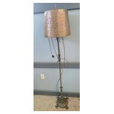 ART DECO FLOOR LAMP WITH HAMMERED LAMP SHADE