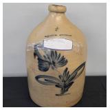 NATHAN CLARK 2 GALLON COBALT JUG - ATHENS NY