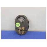 EARLY IRON LOCK WITH KEY