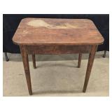 EARLY TAPER LEGGED TAVERN TABLE #183