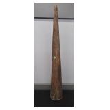 WOOD CONE FINIAL - 35"