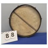 ANTIQUE CALF SKIN MARCHING DRUM