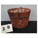 RED PAINTED SAP BUCKET