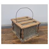 PUNCHED TIN FOOTWARMER