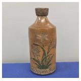 PAINTED STONEWARE BOTTLE