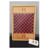 H & M DOUBLE SIDED GAME BOARD 18.5" X 27.25"