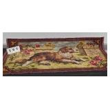 HOOKED DOG RUG #166 - 60" X 24"