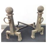 ARTS AND CRAFTS ANDIRONS