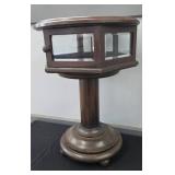 MAHOGANY DISPLAY CASE