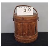 FURKIN WITH CRACKED SWING HANDLE