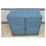 BLUE HANGING PIE SAFE 36" X 20" X 32"