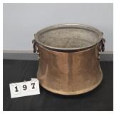 ANTIQUE COPPER CAULDRON