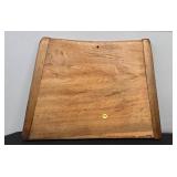 WOOD CUTTING BOARD WITH BREADBOARD ENDS - 22"