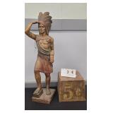 PLASTER CIGAR STORE INDIAN #34 - INDIAN - 39",