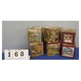 (6) LARGE LITHO ABC BLOCKS #168