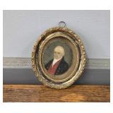 EARLY MINIATURE PORTRAIT - OLD MAN 4"
