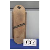 ANTIQUE HEART HANDLE SLAW CUTTER