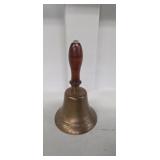 BRASS BELL - BROWN HANDLE